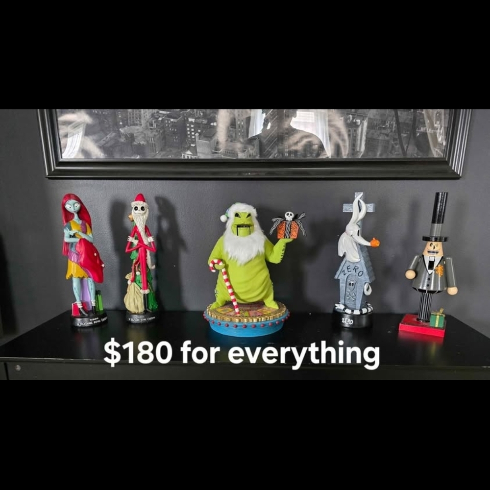 Disney The Nightmare Before Christmas Green and Black Figurine